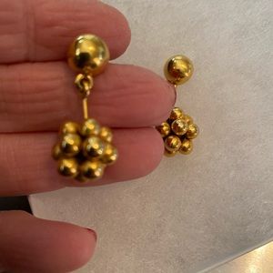Gold earrings